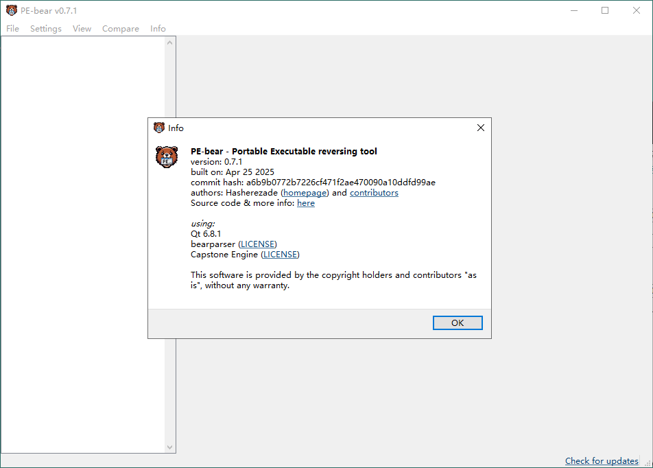 PE-bear文件分析工具v0.7.1绿色版-旭彭网络资源基地