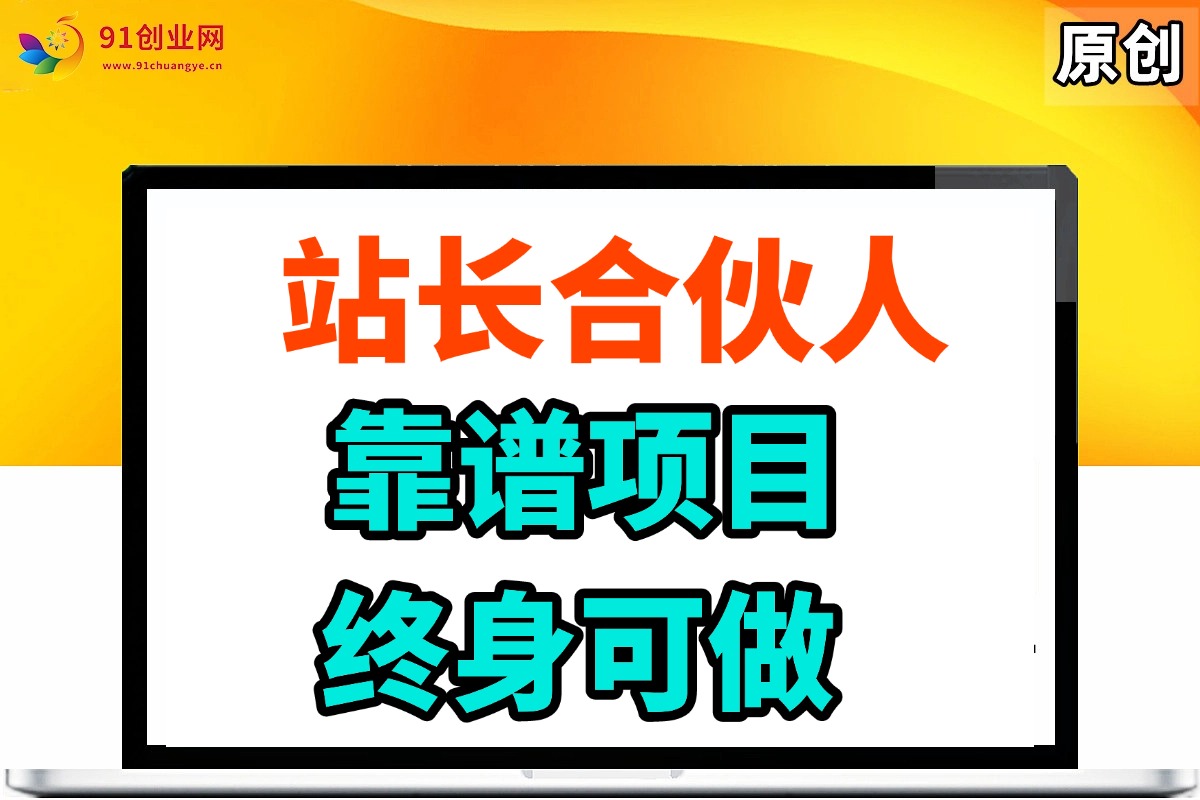 （14633期）站长合伙人，入门级运营教程，靠谱项目，终身可做，超低成本创业，终身利润。-旭彭网络资源基地